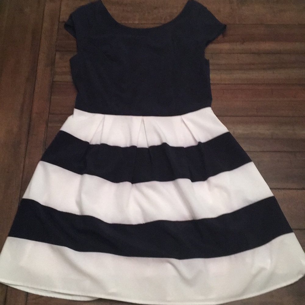 Navy/ white B. Darlin dress
